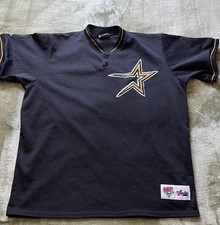 Majestic Authentic Houston Astros Vintage XL Warmup Pullover Jersey USA made