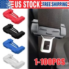 Car Seat Belt Buckle Clip Silicone Anti-scratch Protector Cover Protective Strip