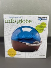 Discovery Channel Scrolling Digital Caller ID Info Globe Floating Message Rotate