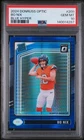 2024 Panini Donruss Optic - Rated Rookie Bo Nix #209 Blue Hyper Prizm PSA 10
