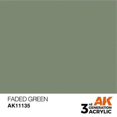 FADED GREEN AK Interactive 3G Acrylic (.57 oz.) bottle