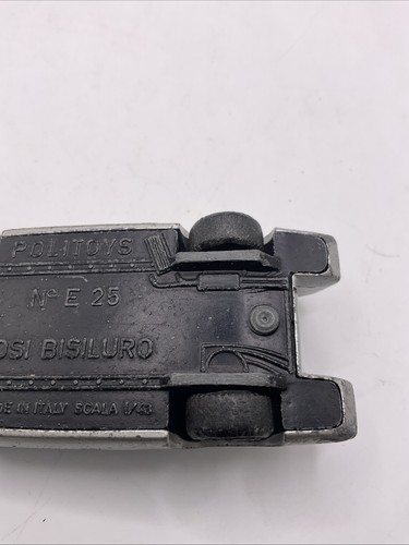 Modellino auto Politoys OSI BISILURO Silver Fox n.E25 scala 1/43 Made in Italy - Foto 17 di 17
