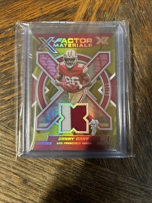 Danny Gray 2022 Panini X-Factor Material Patch and Numbered 1/10 Rookie Card