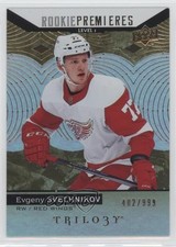 2017 Upper Deck Trilogy Rookie Premieres Level 1 /999 Evgeny Svechnikov #76 0a4