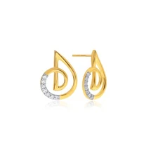Melody of Beauty Diamond Studs By Senco Gold