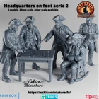 American Revolution Headquarters on foot serie 2 (3D PRINTED)