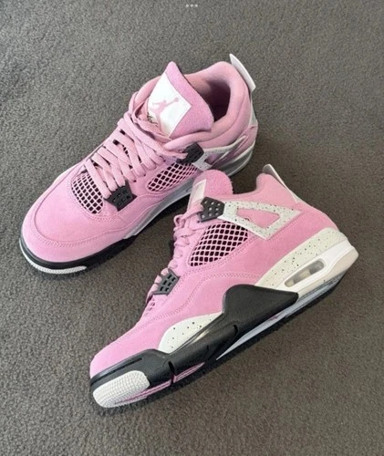 Jordan 4 Retro Orchid Basketball Shoes - Men's/Women's Mid Top Sneakers