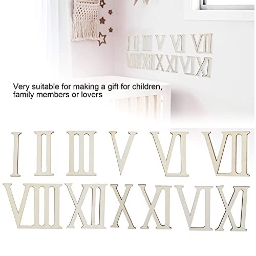 104pcs 0-9 Lettere in Legno (A-Z), YiXuTag Lettere in Legno 15mm,Lettere di Legn