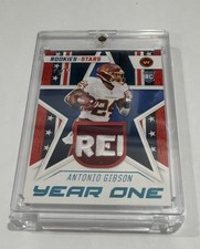 2020 Panini Rookies & Stars Antonio Gibson Rookie Redskins Patch 1/1   WOW!
