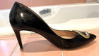 $770 Rupert Sanderson London Black Patent Leather Pumps Heels 40.5 — photo 5