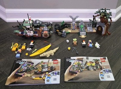 LEGO Hidden Side Set Lot 70419 & 70420 Graveyard Mystery & Wrecked Shrimp Boat