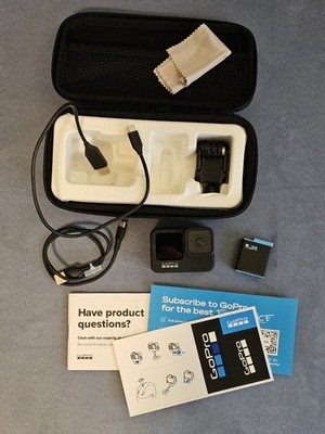 GoPro HERO9 Black 5K Action-Kamera, Wasserdicht, Inkl. Zubehörpaket
