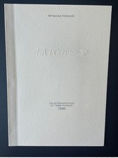 France 1990 COLLECTION TIMBRE FRANCAIS SERIE ARTISTIQUE CADEAU MINISTRE LIVRE