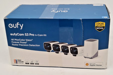 Eufy eufyCam S3 Pro 4-Cam Kit Solar Battery Camera Outdoor 4K Night Vision - New