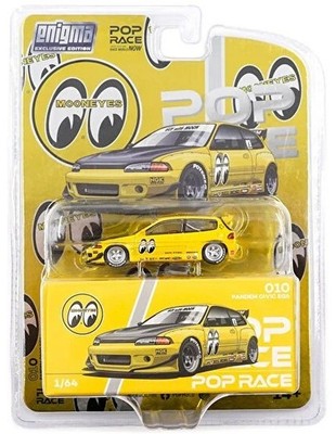 POP RACE + enigma Pandem Honda Civic EG6 v1.5 MOONEYES Blisterverpackung