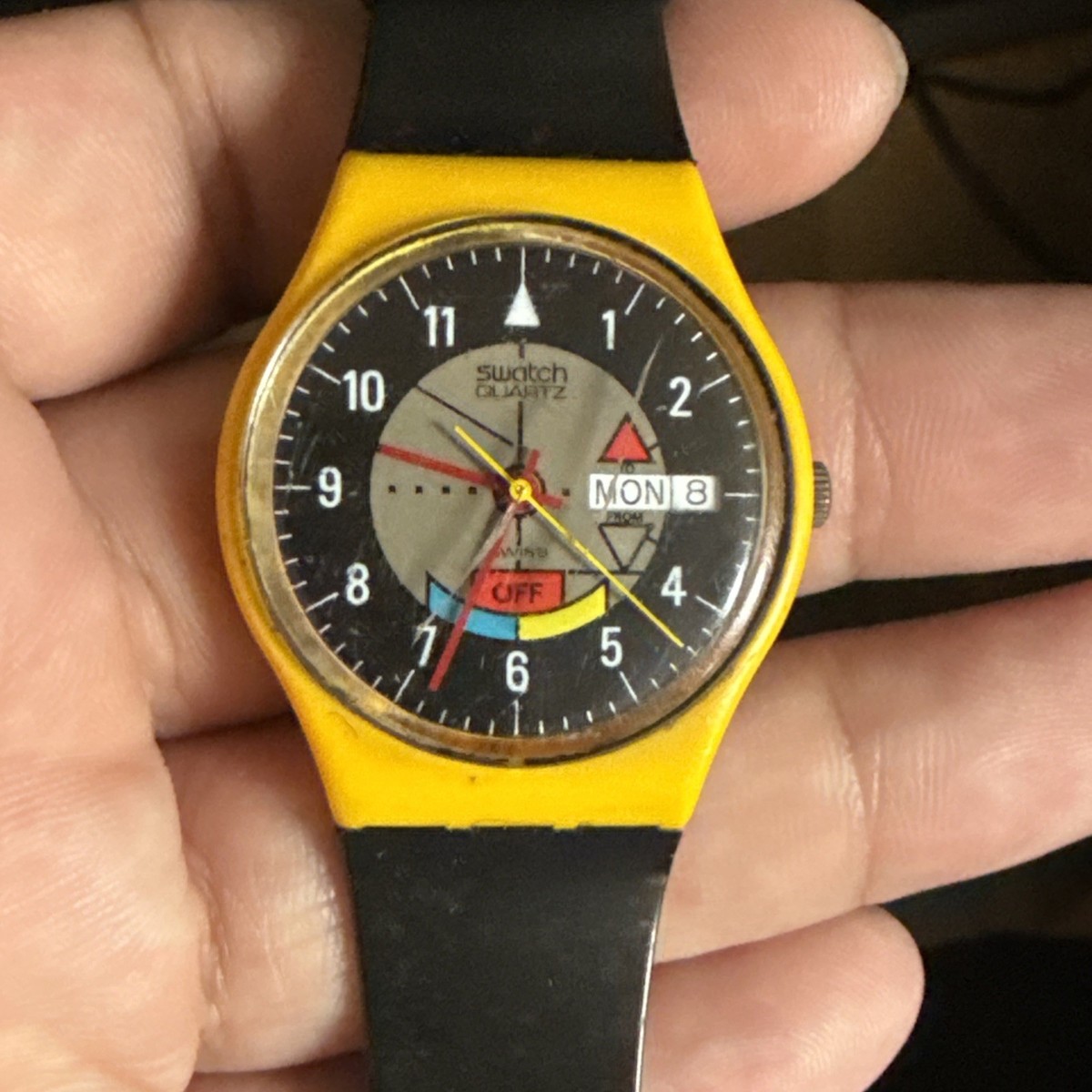 RARE VINTAGE MEN'S Swatch – Yamaha Racer – GJ700 – 1985