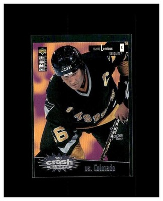 1996-97 Collector's Choice You Crash the Game Mario Lemieux #C5 vs. Colorado