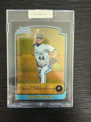 2003 Bowman Chrome - Mike Flannery #212 Gold Refractor /170 ROOKIE