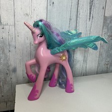My Little Pony 2010 Talking Princess Celestia Light Up Iridescent Wings No crown