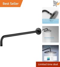 Stainless Steel Shower Arm Wall Mount 24 Inch for Fixed  Handheld Shower