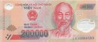 Viet Nam  200,000  Dong  2013  Series  L Q  Uncirculated Banknote  G 41