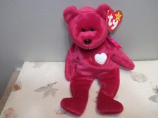 TY BEANIE BABY- VALENTINA THE VALENTINES BEAR 1998 MINT W/MINT W/TAGS HAS ERRO'S