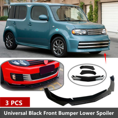 Add-on Universal Fit For 2009-2014 Nissan Cube Front Bumper Lower Lip Spoiler