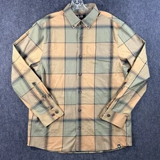 Duluth Trading Co Alaskan Hardgear Shirt Men’s Medium Plaid Standard Fit Pocket