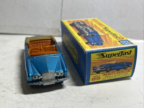 Vintage 1960’s Boxed Matchbox Superfast #69 Rolls Royce Shadow Car In NRMT Box!! - Picture 3 of 5