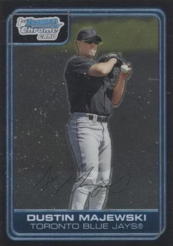 2006 Baseball Bowman Chrome Dustin Majewski Toronto Blue Jays