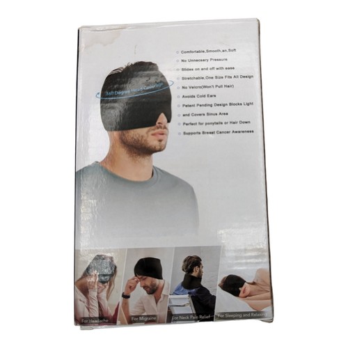 Tension Headache Migraine Relief Cap Ice Mask Hat Headache Heat Cold Therapy - Picture 7 of 10