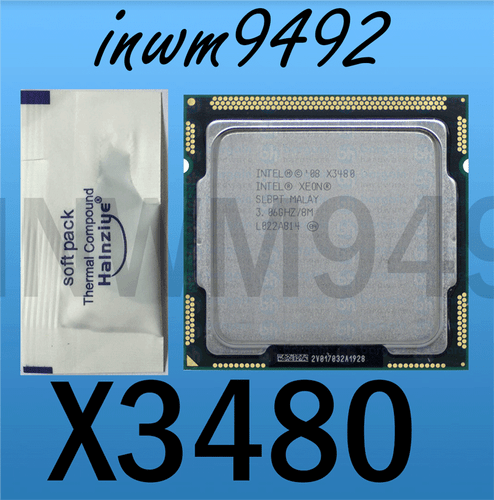 Intel Xeon L3426 X3430 X3440 X3450 X3460 X3470 X3480  LGA1156 CPU Processor - Picture 1 of 8