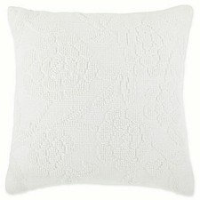 Bee & Willow 18" Cotton Floral Square Decorative Pillow Shabby Chic Farmhouse