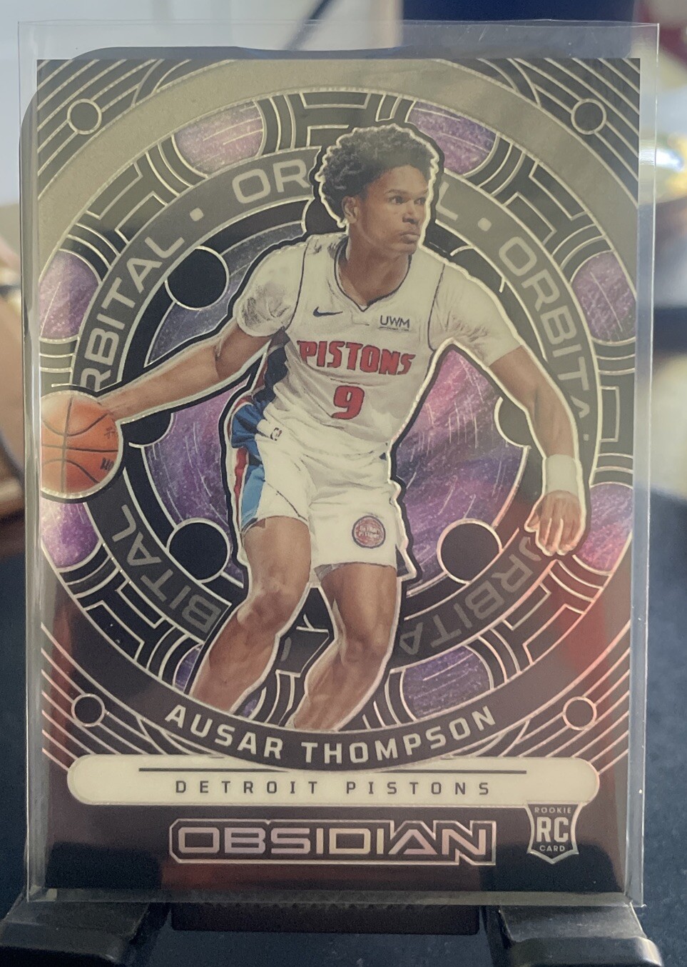 2023-24 Obsidian Basketball Orbital Ausar Thompson SP RC /99