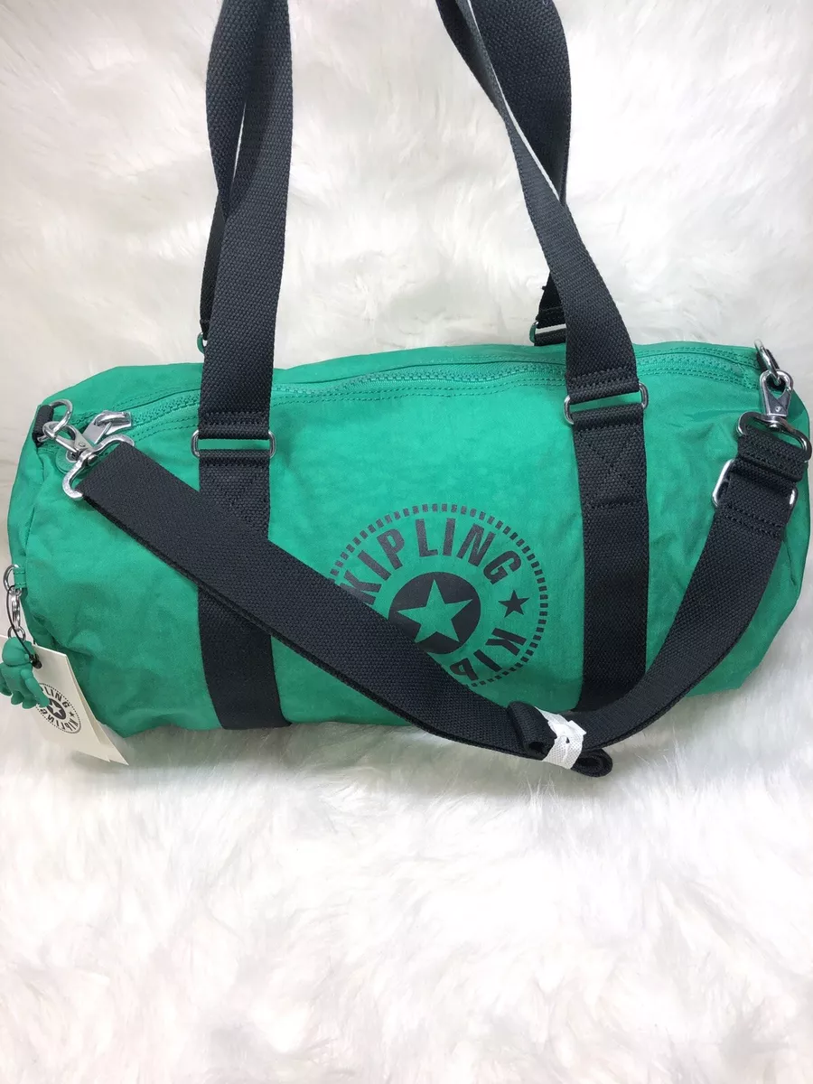 Bewustzijn Schijnen Hoe dan ook NWT KIPLING New Classics Onalo Duffle Bag - Lively Green/Silver  17-3/4&#034;x 9&#034;x 9&#034; | eBay