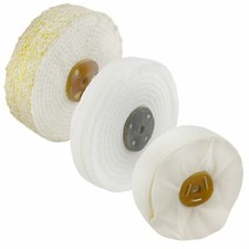 6" Coarse / Medium / Fine Polishing Mop Buffing Pad Metal Scratch Removal