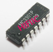 5PCS MC3301P QUAD SINGLE SUPPLY OPERATIONAL AMPLIFIERS DIP14