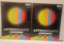 Astrobrights Color Paper 8.5 x 11" Bright Assortment 200 Sheets Brand New Sealed