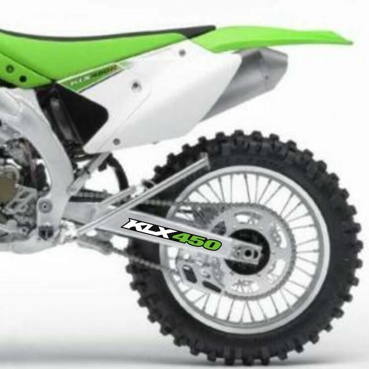 For KAWASAKI KLX450 KLX450R 2008-2022 Swingarm Stickers Decal Stripes Reflection - Image 2 of 4
