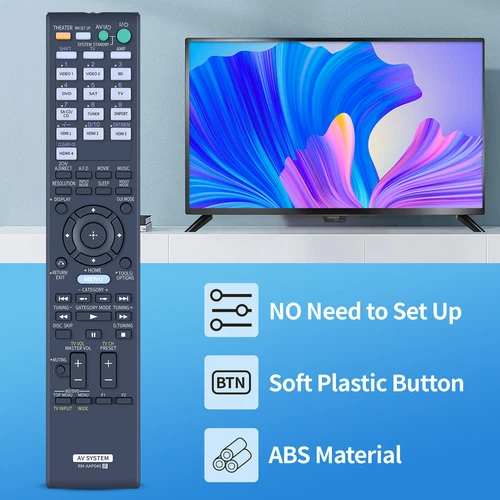 RM-AAP040 Generic Replacement For Sony AV Receiver Remote Control STR-DN1000 - Picture 3 of 6