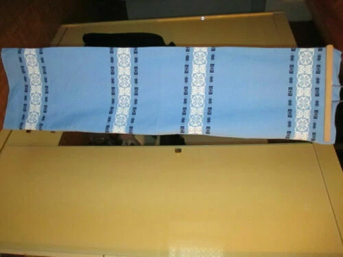 Textiles anciens du XXe siècle nappes bleus à linge de table