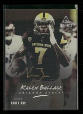 2018 Panini Luminance #RI-KB Kalen Ballage Draft Day Signatures Gold Auto RC