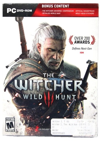 Affiche The Witcher 3: Wild Hunt – Gamecom 2014 – édition Limitée – Geralt