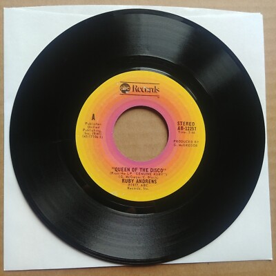 RUBY ANDREWS Queen Of The Disco 45 7