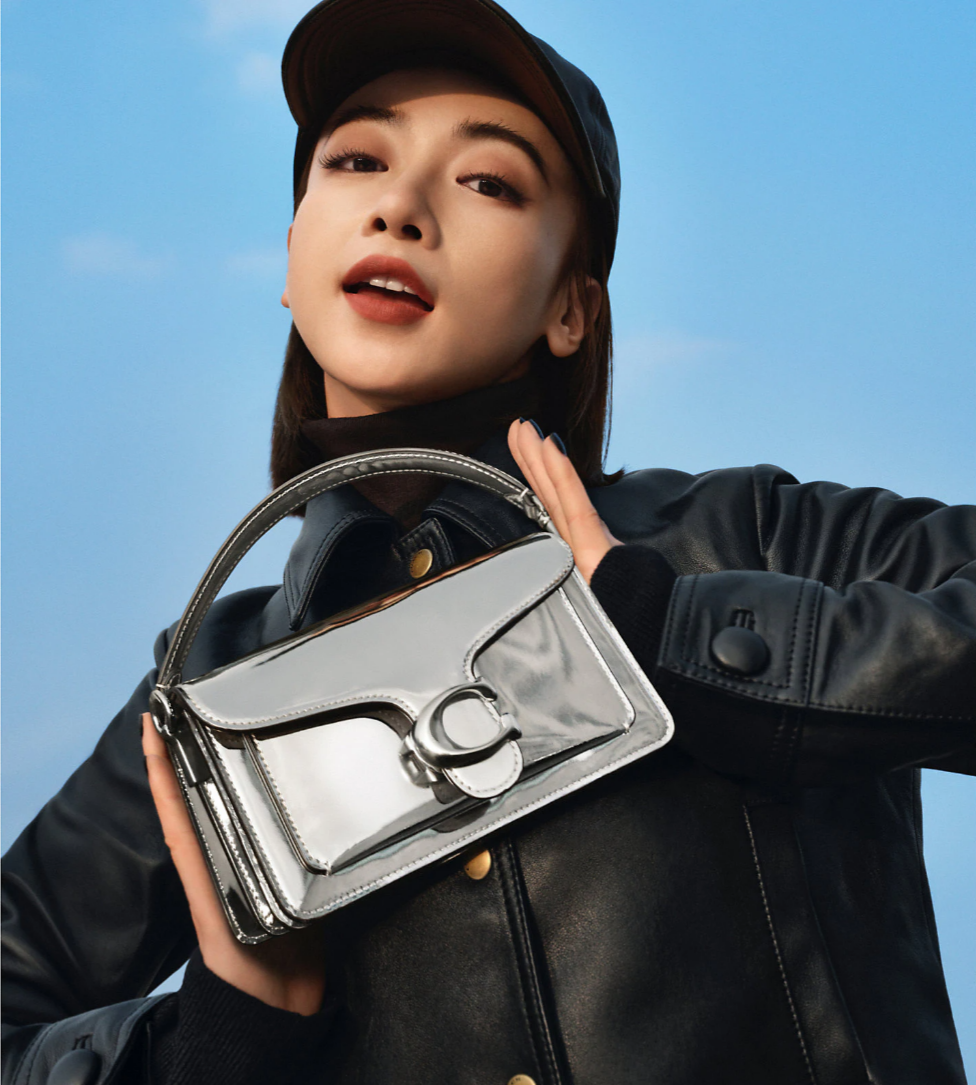 Coach Tabby Shoulder Bag 20 In Metallic - Metallic Leather