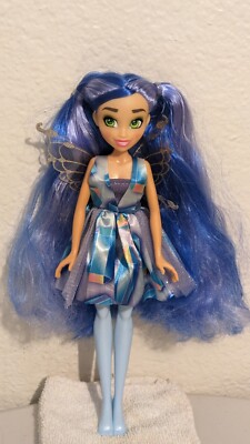 Hairmazing Winged Fairy Long Blue Hair 11 1/2 inch Fashion Doll