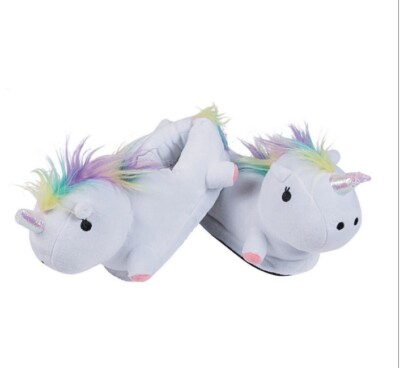 Stuffed Unicorn Slippers