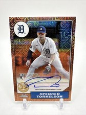 2022 Topps Update Spencer Torkelson Silver Pack Orange Auto RC 07/25 Tigers
