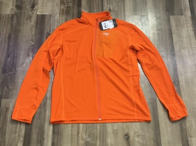 NEW Arc teryx Delta Polartec Fleece Jacket XL Phenom Orange Stretch NWT