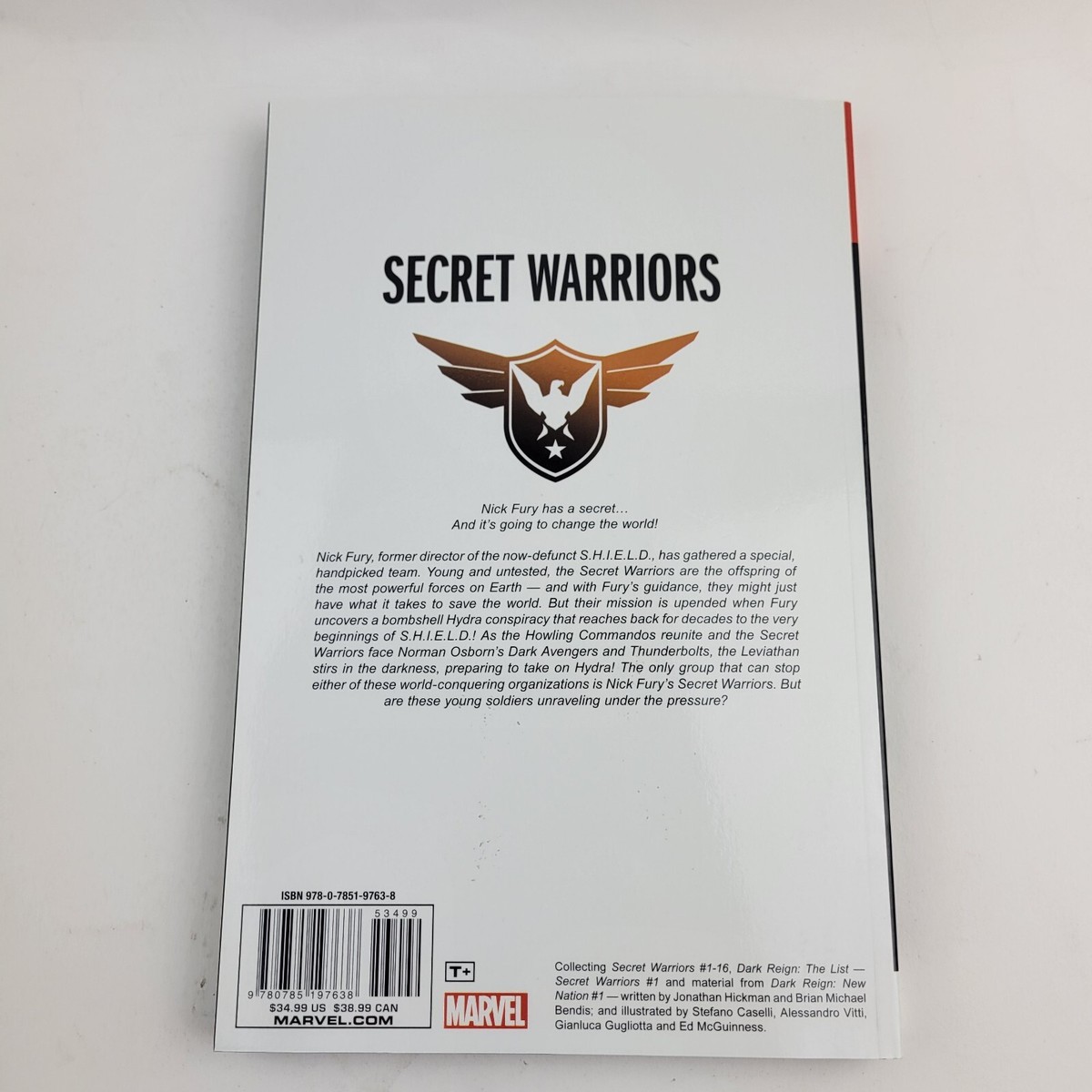 Marvel Secret Warriors Complete Collection Volume 1 TPB
